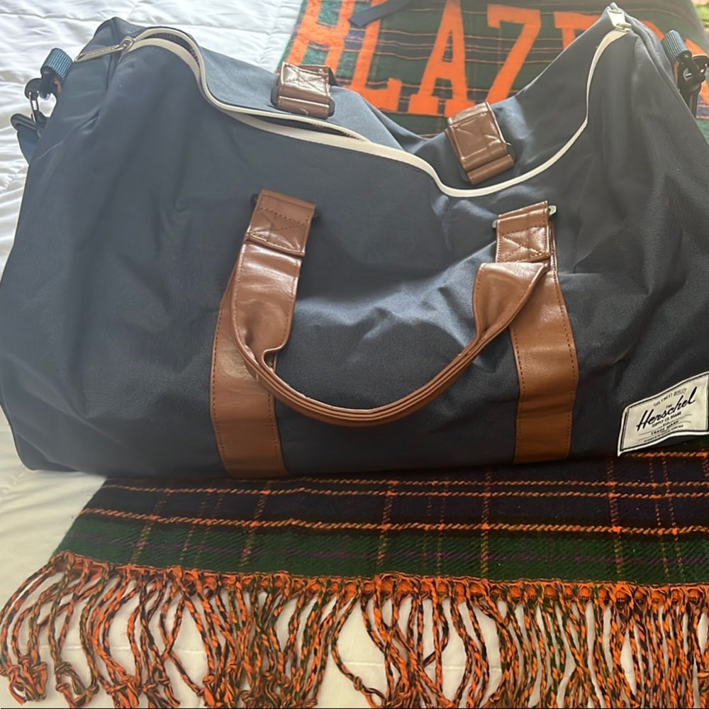 Herschel Supply Company Navy and Brown Men's Bag